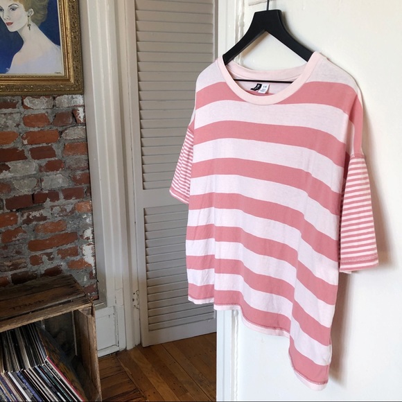 2/$20 Urban Outfitters BDG Boston Oversized Striped Ringer Tee - Picture 4 of 11